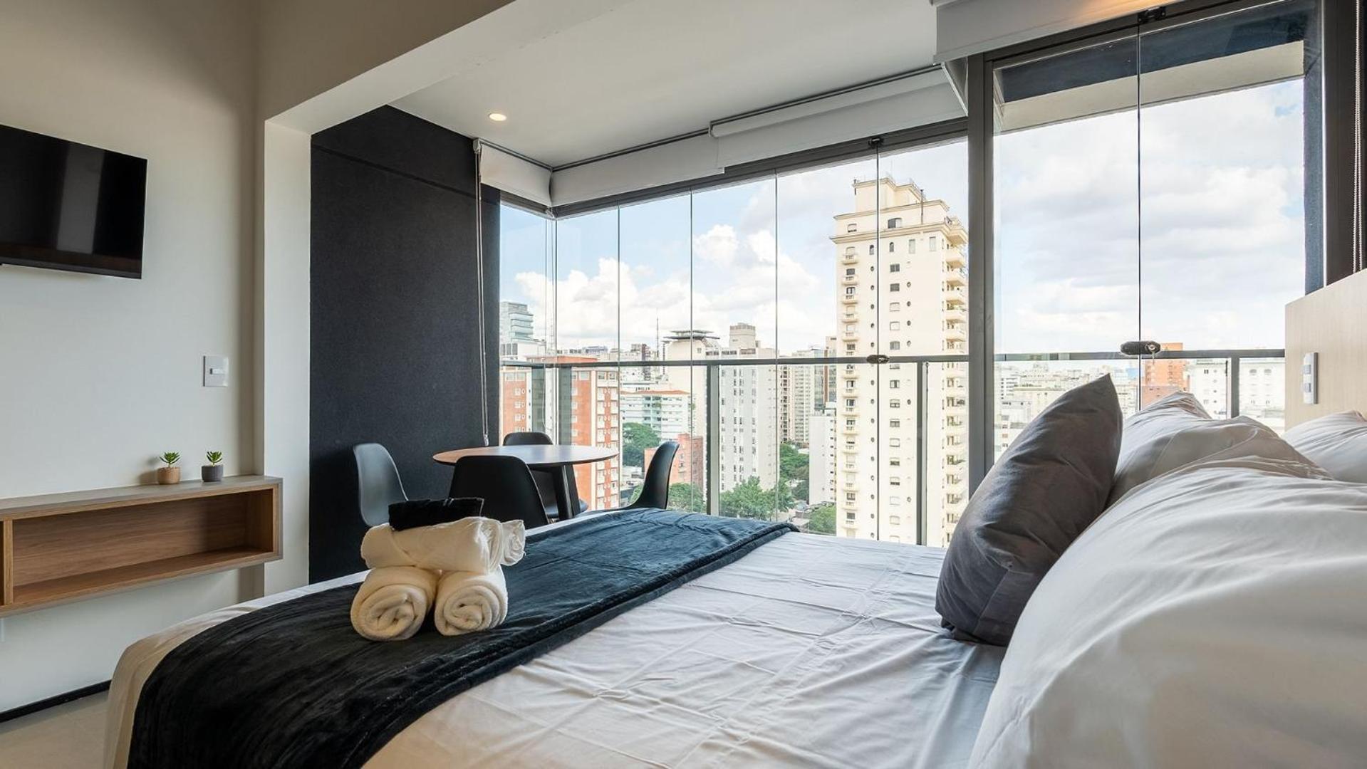 On Augusta - Modernidade E Conforto Na Augusta 度假居